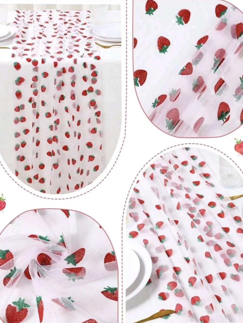 Strawberry 🍓 Table Runner NEW